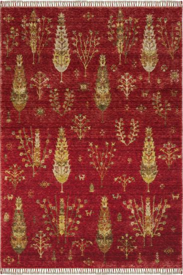 Gallipt Red & Yellow Persian Dining Room Rug