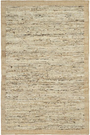 Woptil Brown & Cream Flatweave Dining Room Rug