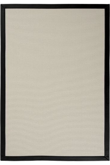 Sipatal Beige & Black Plain Area Rug