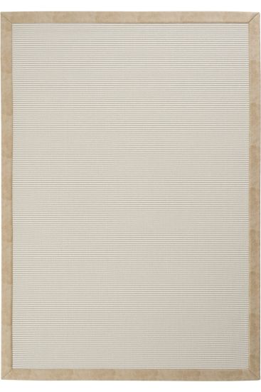 Sipatal Cream Beige Jute & Sisal Bordered Outdoor Area Rug