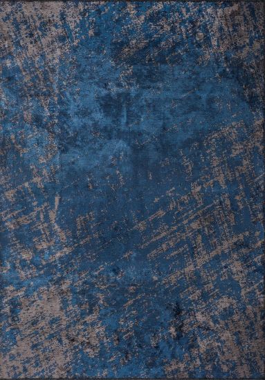 Prism Blue & Grey Abstract Outdoor Rug
