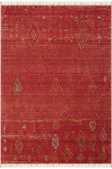 Gallipt Red & Golden Persian Living Room Rug