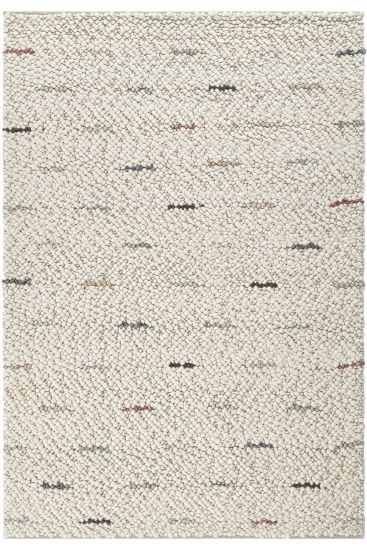 Eltape Cream Plain Living Room Rug