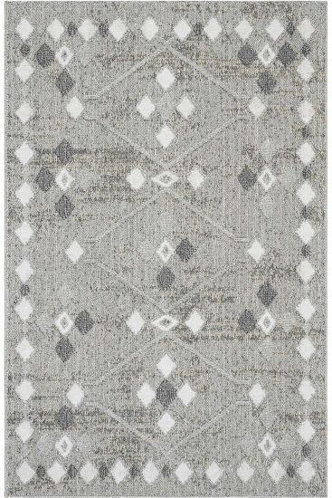 Adora85 Kilim Beige Grey Bedroom Rug