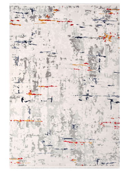 Luminous Multicolour Distressed Living Room Rug