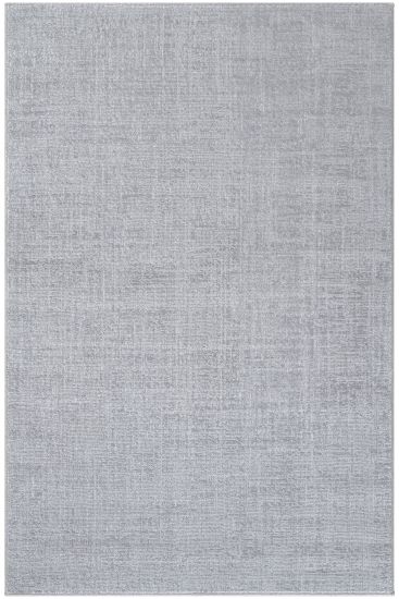 Maptren Grey Plain Bedroom Rug