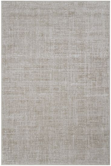 Maptren Beige Grey Modern Plain Area Rug