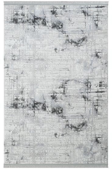 Norptis Cream Charcoal Abstract Area Rug