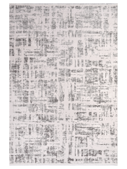Luminous Cream & Grey Distressed Area Rug