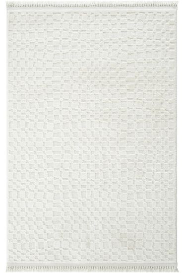 Piptara Cream Geometric Area Rug