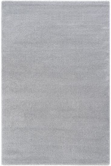 Plaptin Grey Plain Bedroom Rug