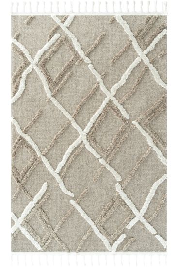 Paltino Brown Modern Scandi Area Rug