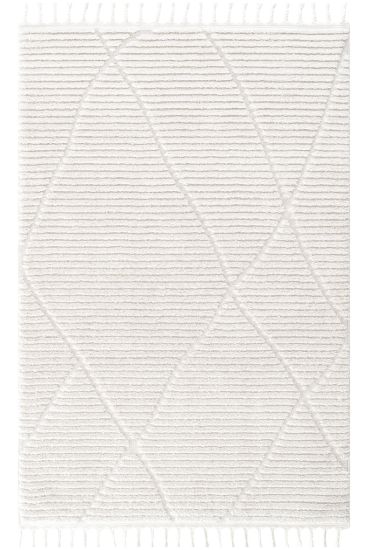 Paltino Cream Stripes Bedroom Rug
