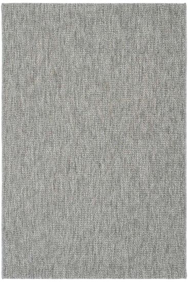 Sisal85 Beige Grey Modern Plain Bedroom Rug