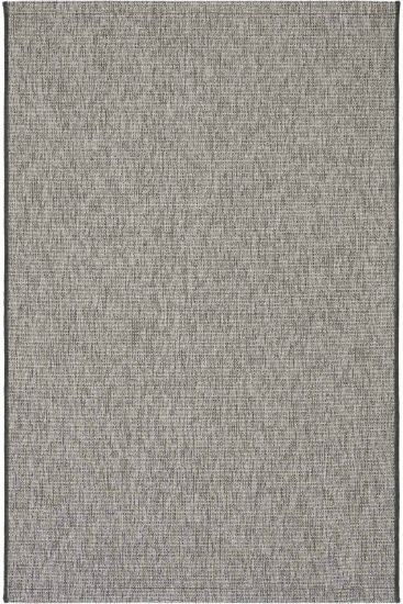 Sisal85 Beige Grey Plain Bedroom Rug