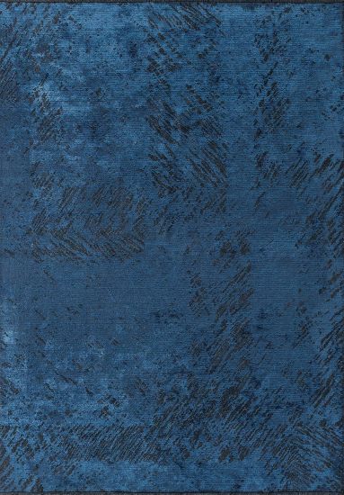 Cascade Blue & Black Abstract Outdoor Rug