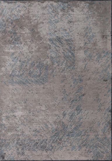 Cascade Grey & Blue Abstract Indoor Outdoor Rug