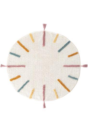 Coptina Cream & Brown Kids Room Rug