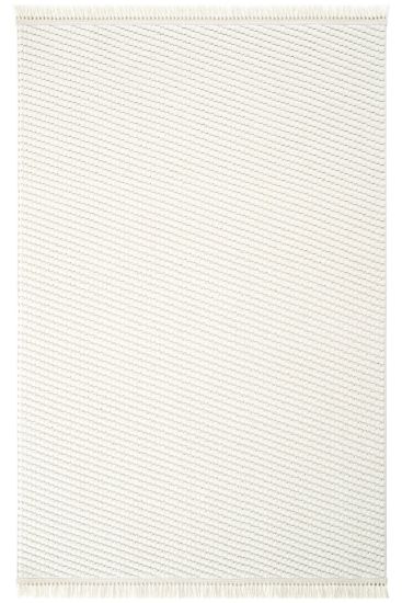 Stoptrina Cream Modern Plain Living Room Rug