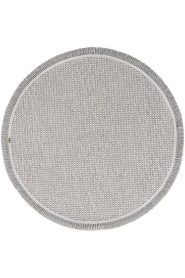Verptal Grey Modern Plain Indoor Rug