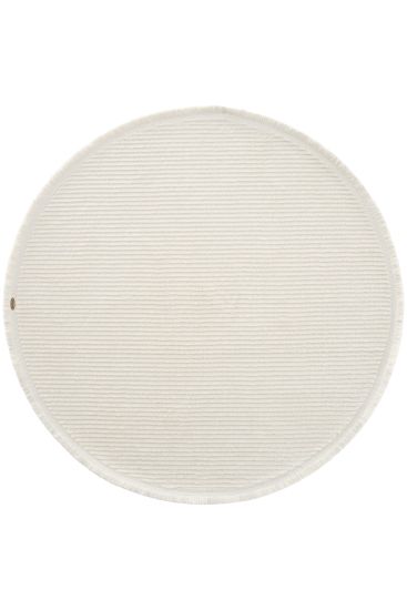 Vetpina Cream Plain Living Room Rug
