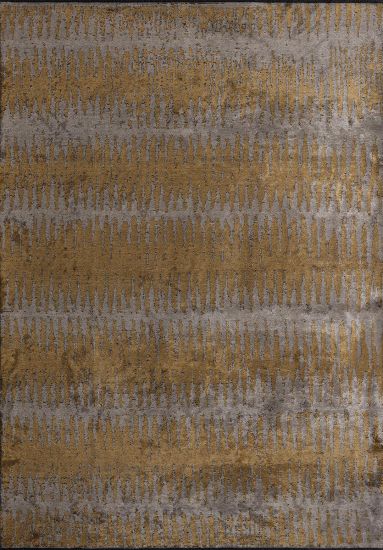 Breeze Yellow & Brown Abstract Outdoor Rug