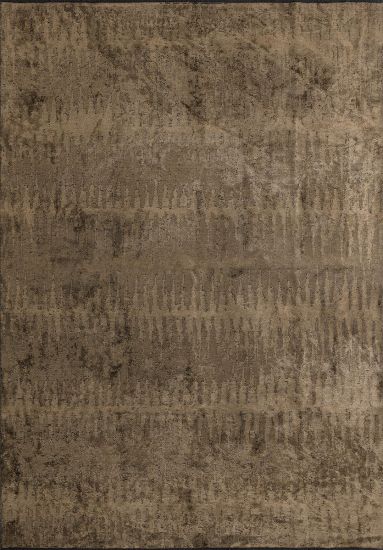 Breeze Brown Abstract Living Room Rug