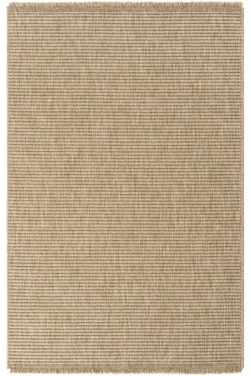 Haptir Brown Jute & Sisal Stripes Outdoor Area Rug