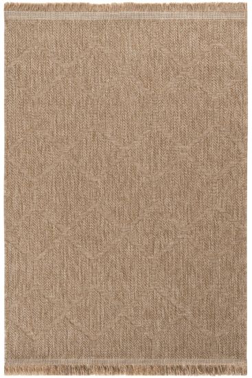 Haptir Jute & Sisal Brown Outdoor Area Rug