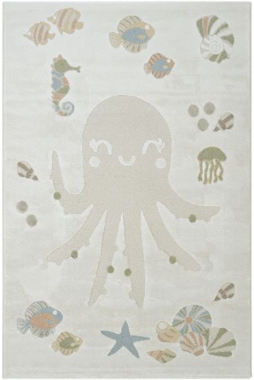 Smile85 Multicolour Modern Kids Indoor Rug
