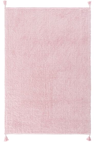 Coptina Pink Modern Plain Living Room Rug