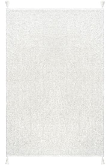Coptina White Flatweave Dining Room Rug