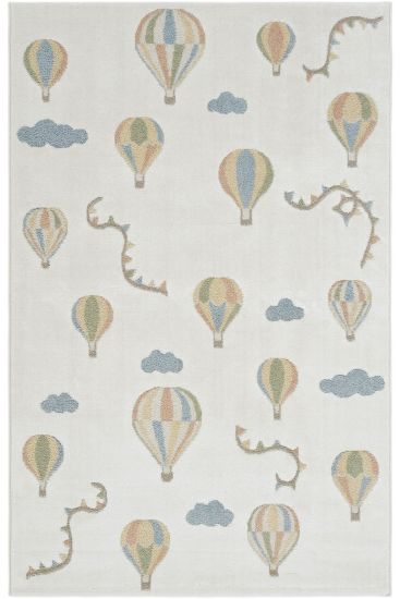Smile85 Multicolour Kids Patterned Bedroom Rug