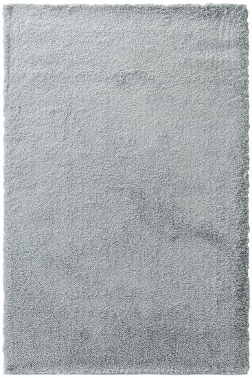 Soptal Grey Modern Plain Indoor Rug