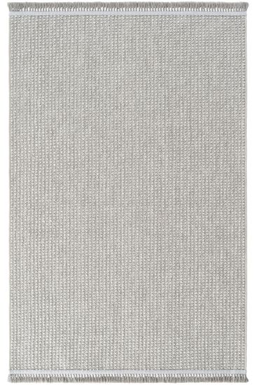 Verptal Grey Modern Plain Area Rug