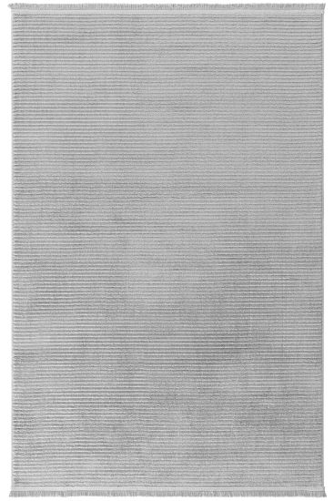 Vetpina Grey Plain Stripes Area Rug