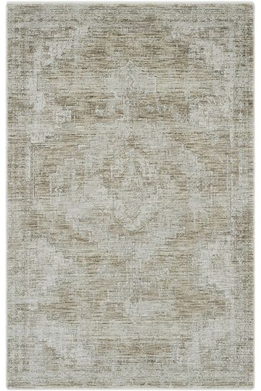 Prime85 Beige Gold Modern Distressed Living Room Rug