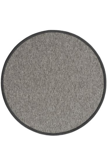 Sipatal  Bordered Grey Living Room Rug