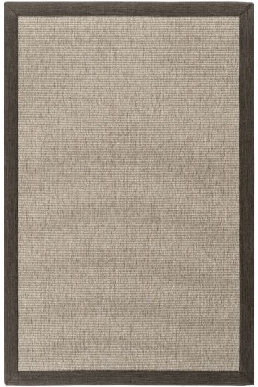 Sipatal Beige & Brown Bordered Area Rug