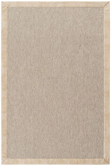 Sipatal Beige & Cream Chevron Living Room Rug
