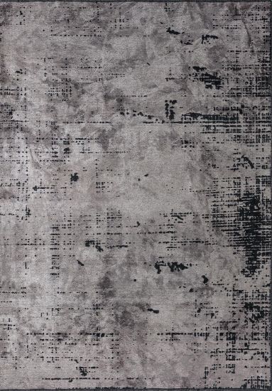 Grey & Black Abstract Mirage Outdoor Rug