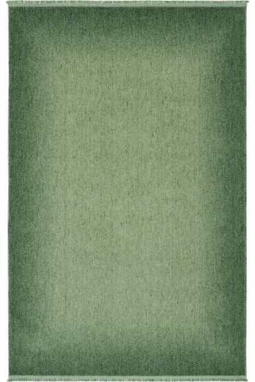 Zerina85 Green Modern Plain Bedroom Rug