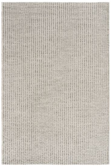 Miptano Grey Plain Stripes Living Room Rug