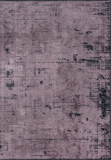 Mirage Purple & Black Abstract Living Room Rug