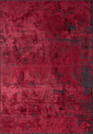 Mirage Red & Black Abstract Rug