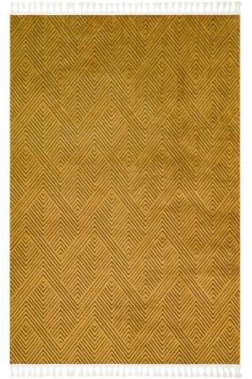 Scaptil Gold Chevron Indoor Rug
