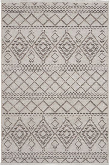 Marcos85 Grey Aztec Indoor Rug