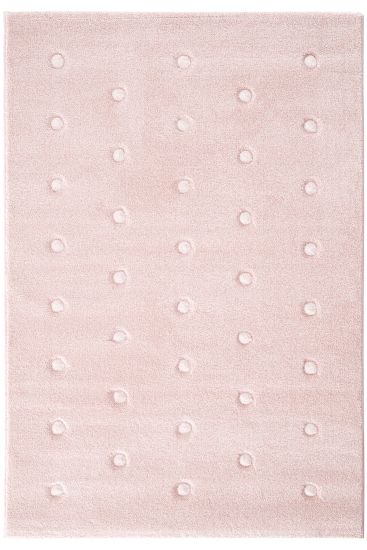 Cooptik Pink & Cream Kids Room Rug