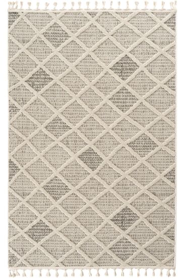 Breptis Cream Geometric Area Rug