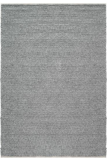Eltape Grey Modern Plain Indoor Rug